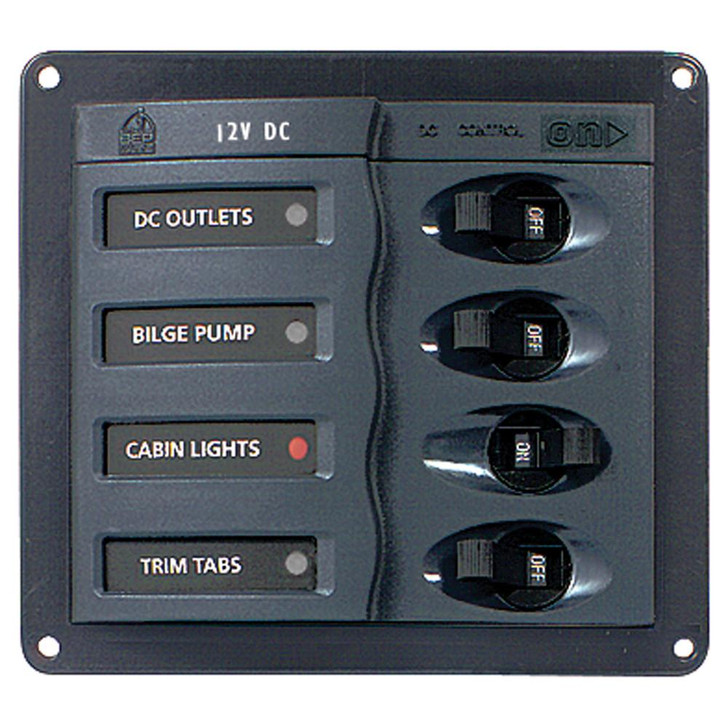 BEP Marine BEP Circuit Breaker Panel - 4-Way 