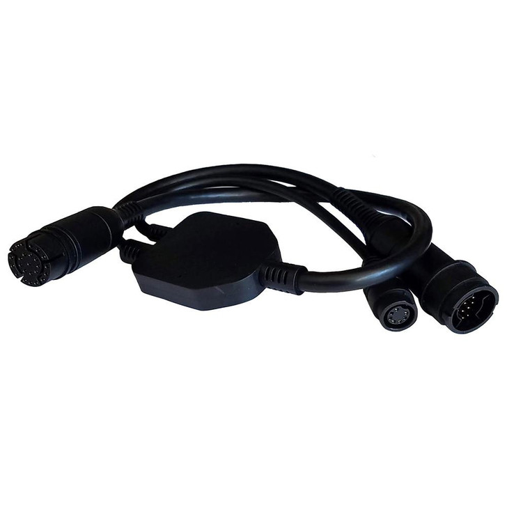  Raymarine Adapter Cable 25-Pin to 25-Pin & 7-Pin - Y-Cable to RealVision & Embedded 600W Airmar TD to Axiom RV 