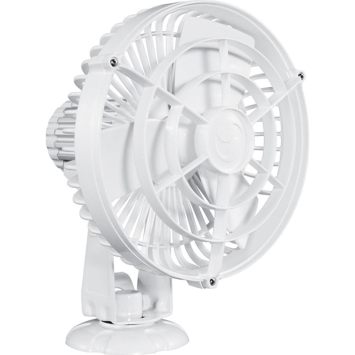  SEEKR by Caframo Kona 817 12V 3-Speed 7" Waterproof Fan - White 