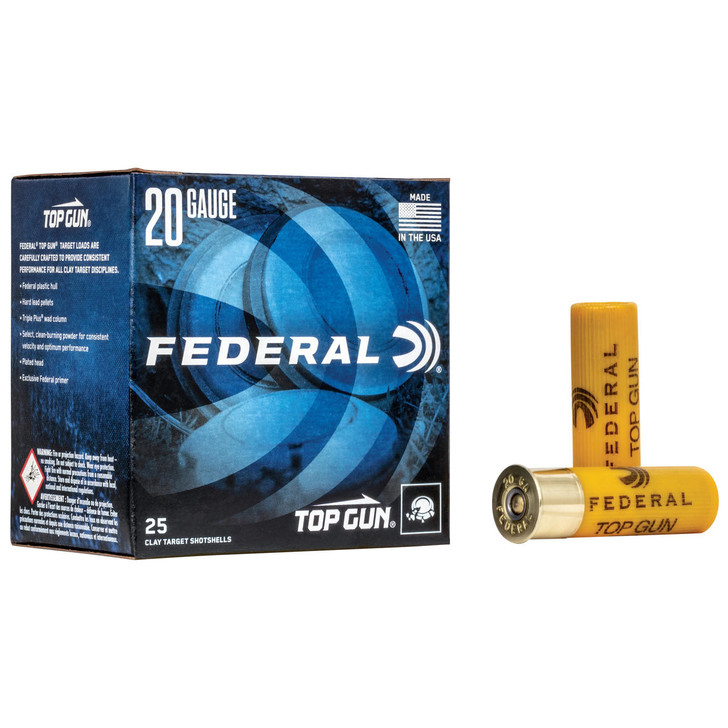 Federal Fed Top Gun 20ga 2.75" #8 25/250 - FETG208