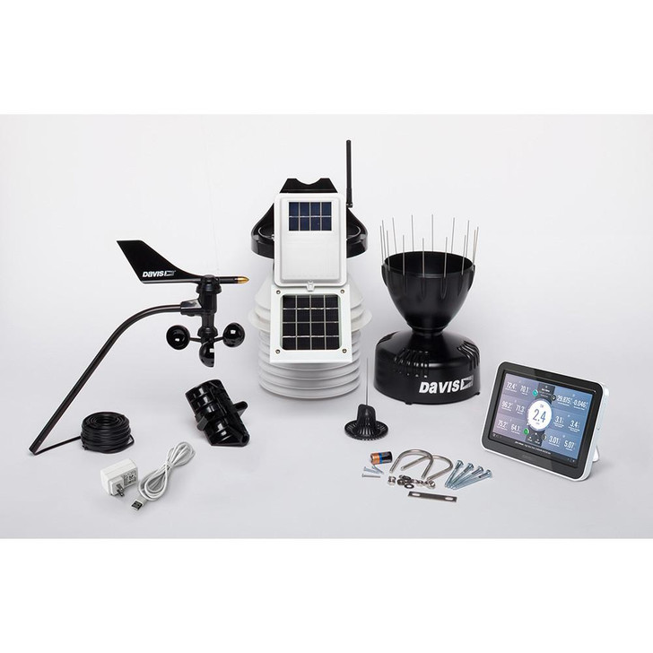 Davis Instruments Davis Vantage Pro2 Wireless Weather Station w/WeatherLink Console & 24hr Fan Aspirated Radiation Shield 