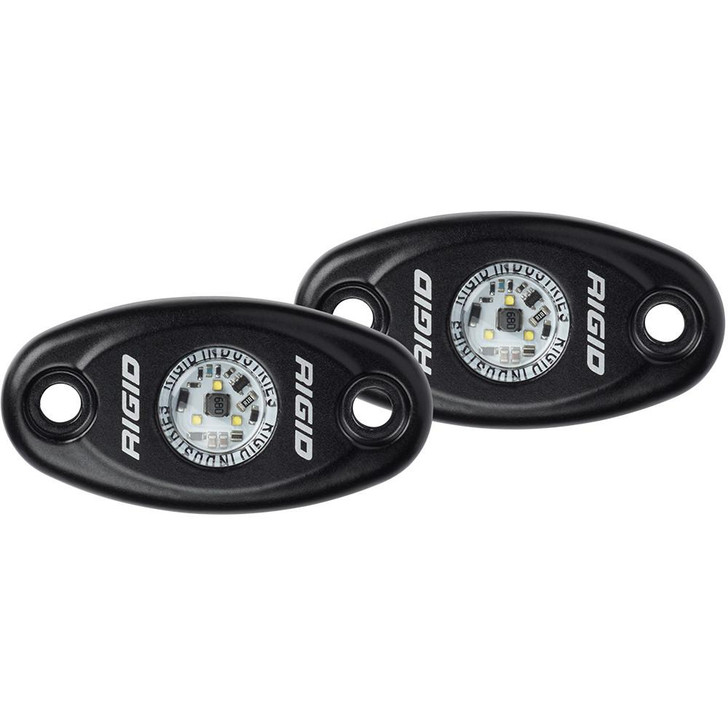  RIGID Industries A-Series Black High Power LED Light - Pair - Blue 