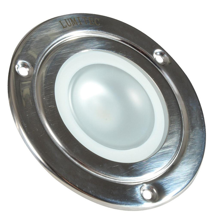  Lumitec Shadow - Flush Mount Down Light - Polished SS Finish - Warm White Dimming 