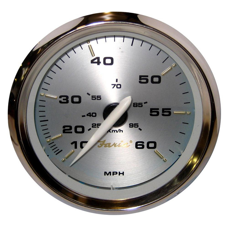Faria Beede Instruments Faria Kronos 4" Speedometer - 60MPH (Mechanical) 