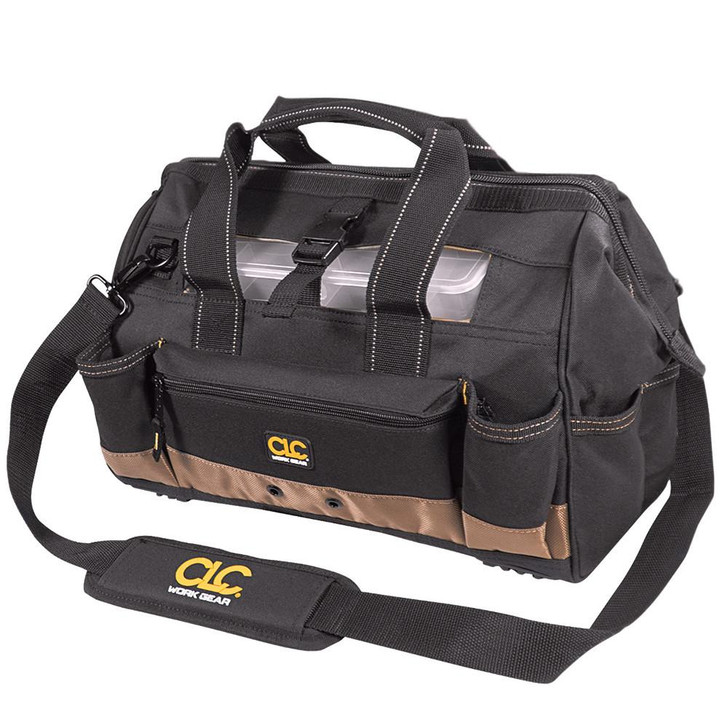 CLC Work Gear CLC 1534 Tool Bag w/Top-Side Plastic Parts Tray - 16" 
