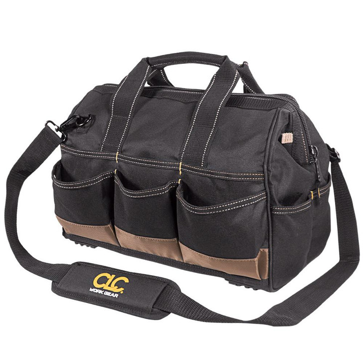 CLC Work Gear CLC 1534 Tool Bag w/Top-Side Plastic Parts Tray - 16" 