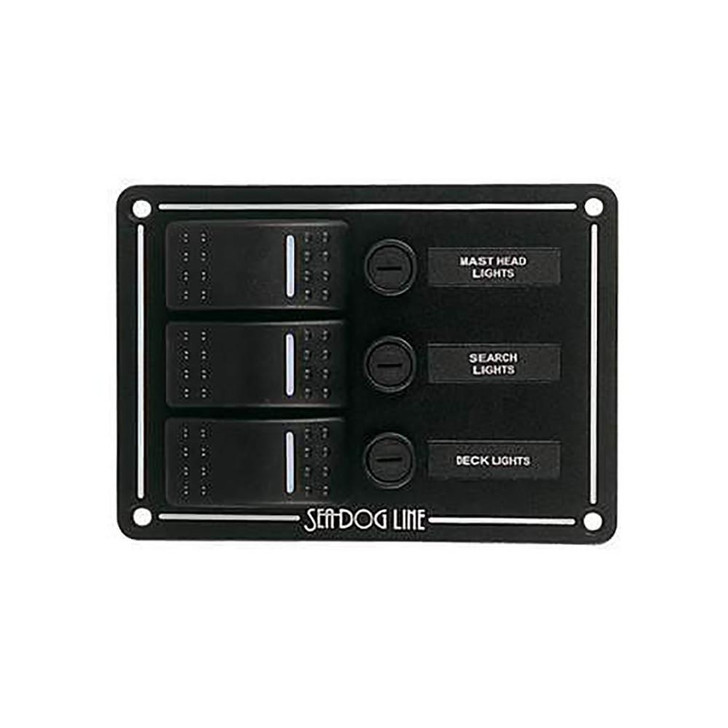  Sea-Dog Switch Panel 3 Circuit 