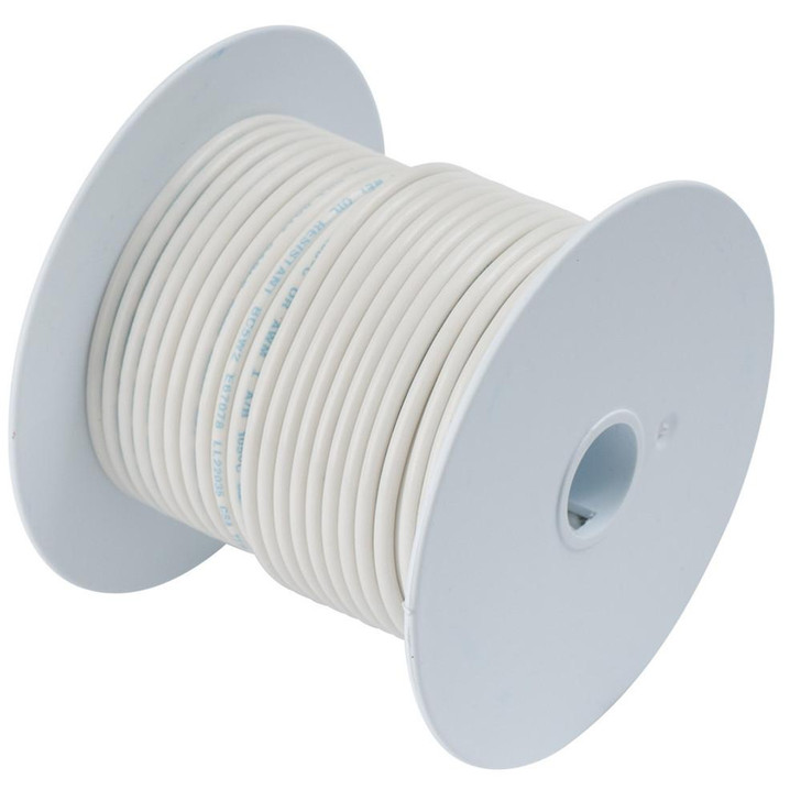  Ancor White 10 AWG Tinned Copper Wire - 100' 