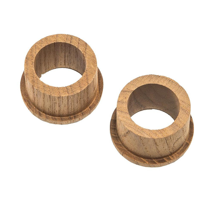  Whitecap Teak Finger Pull - 5/8" Barrel Length - 2 Pack 