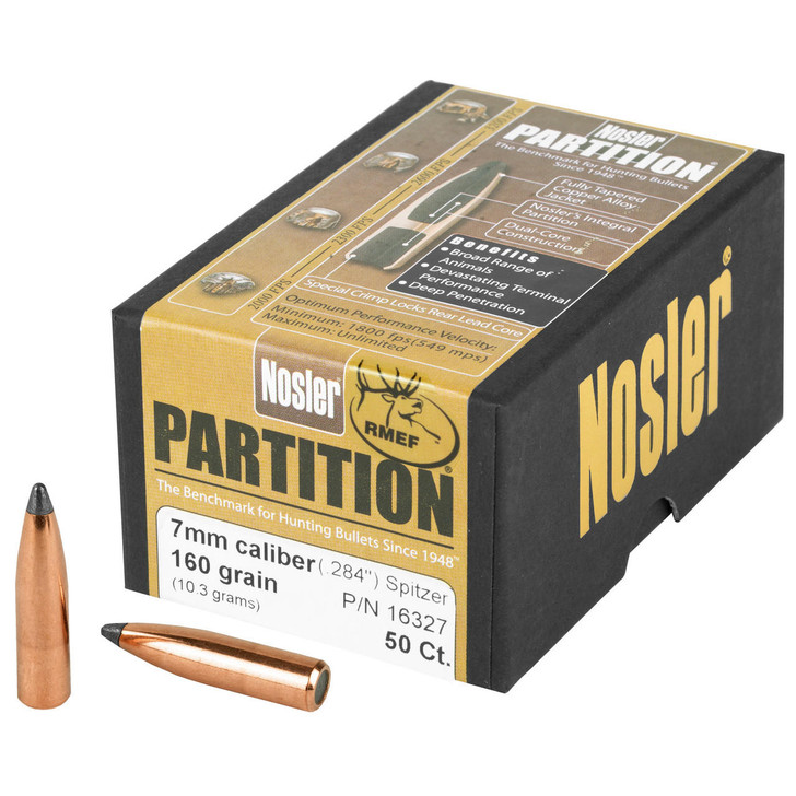 NOSLER Nosler 7mm 160gr Sp Partition 50ct 