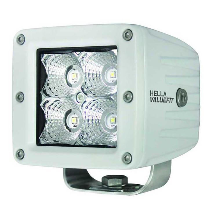  Hella Marine Value Fit LED 4 Cube Flood Light - White 