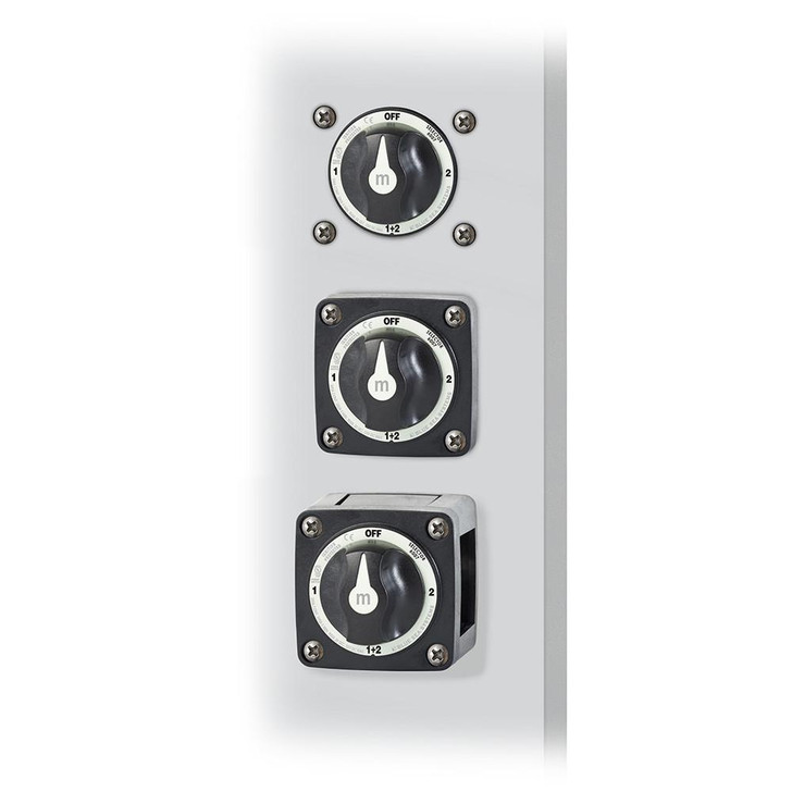 Blue Sea Systems Blue Sea 6007200 Battery Switch Mini - 4 Position - Black 