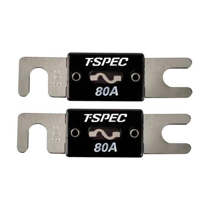  T-Spec V8 Series 80 AMP ANL Fuse - 2 Pack 