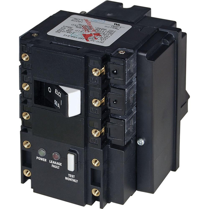 Blue Sea Systems Blue Sea C-Series ELCI Main Circuit Breaker - 120/240V AC 50A 
