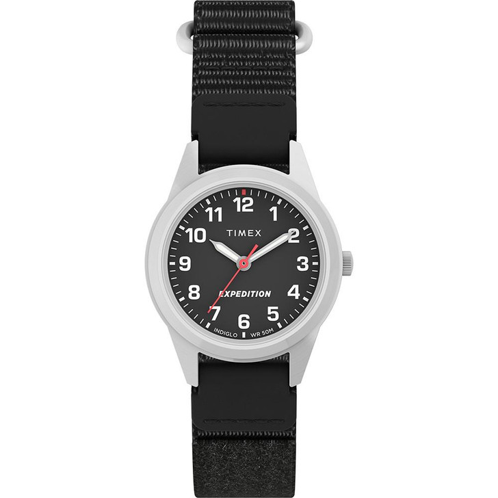  Timex Expedition® Field Mini Watch - Black Dial & FastWrap Strap 