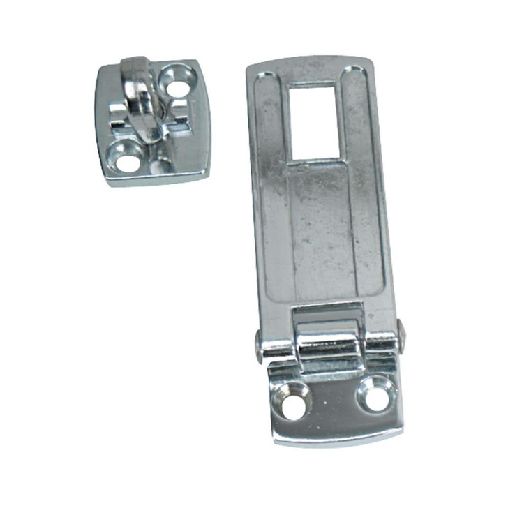  Whitecap Swivel Safety Hasp - CP/Zamac - 1-1/8" x 3" 