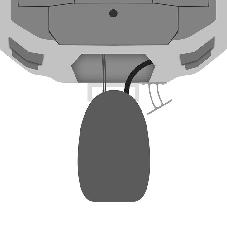  Minn Kota Raptor Direct Mount Angle Bracket - White 