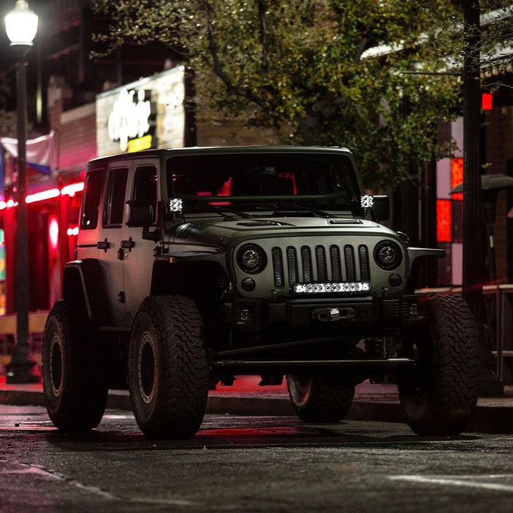  RIGID Industries Radiance Pod XL - Black Case w/Red Backlight - Pair 