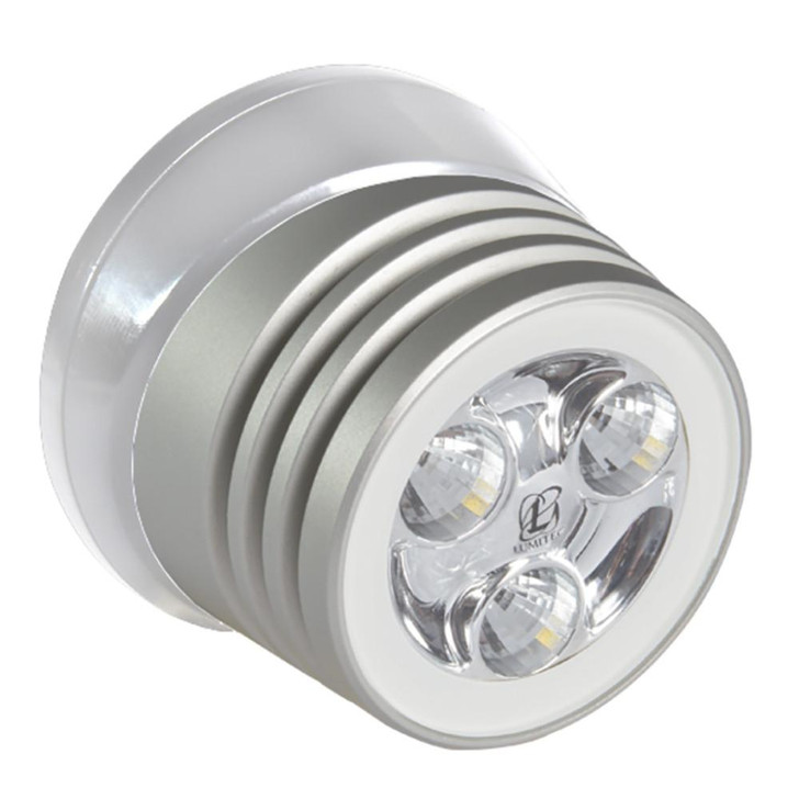  Lumitec Zephyr LED Spreader/Deck Light - Brushed White Base - White Non-Dimming 