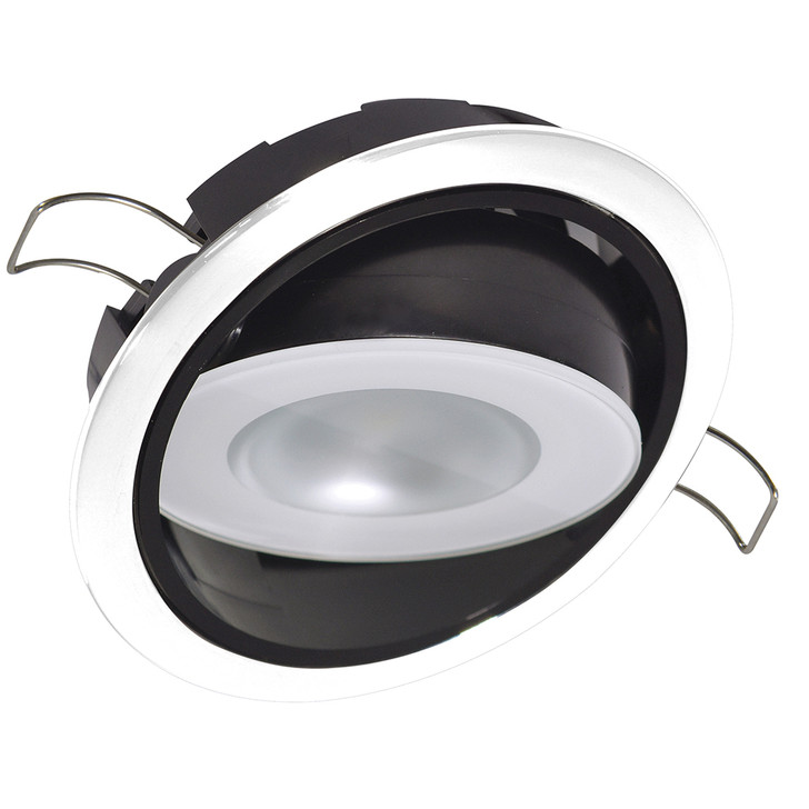 Lumitec Mirage Positionable Down Light - White Dimming - White Bezel