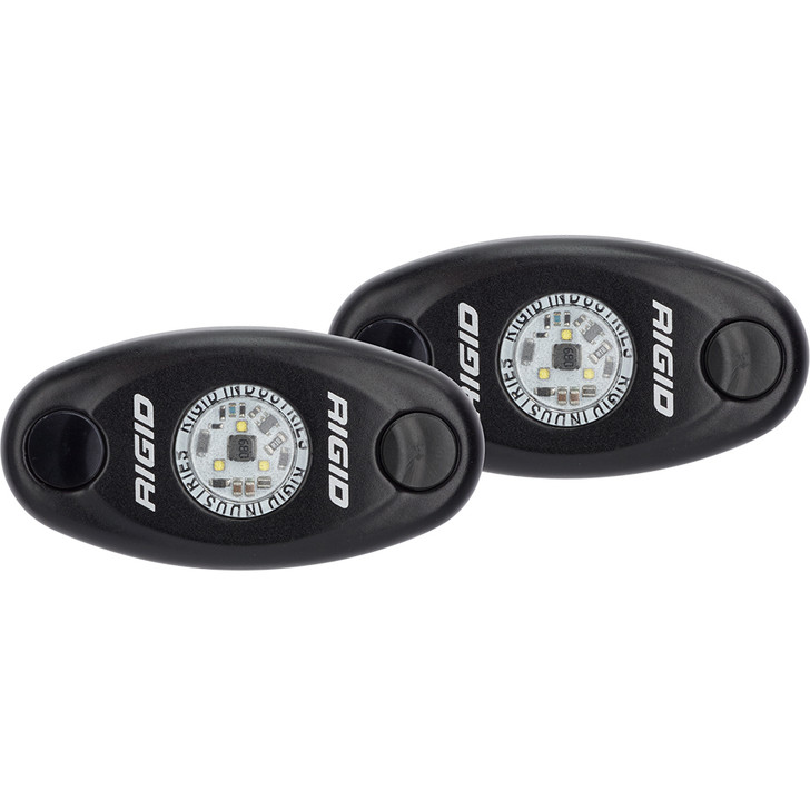 RIGID Industries A-Series Low Power Black Housing/White Light - Pair