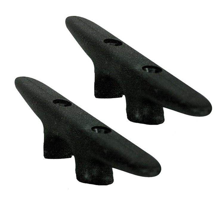  Whitecap Black Nylon Cleat 6" Pair 