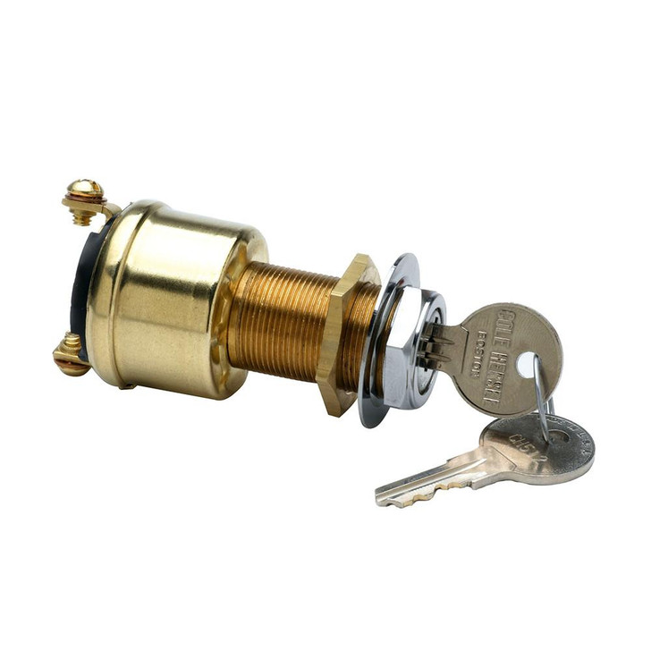  Cole Hersee 2 Position Brass Ignition Switch 