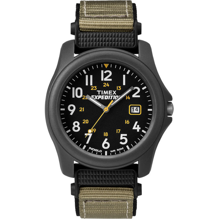  Timex Expedition® Camper Nylon Strap Watch - Black 