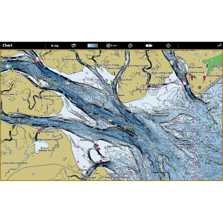  Humminbird Coastmaster™ Chart 