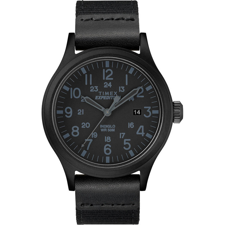  Timex Expedition® Scout 40mm - Black - Fabric Strap Watch 