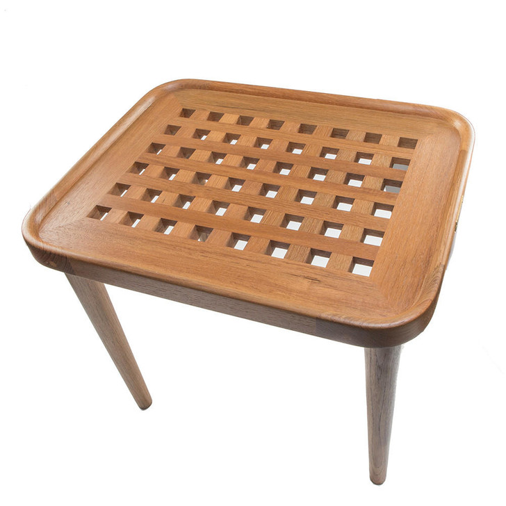  Whitecap Teak Cockpit Grate End Table 