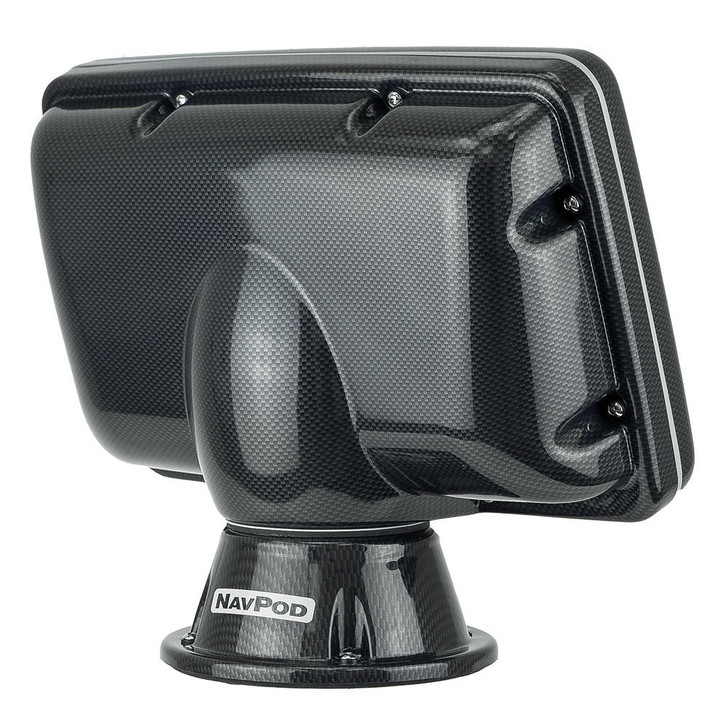  NavPod PP4808 PowerPod Pre-Cut f/Simrad NSS8/B&G Zeus Touch 8 - Carbon Black 