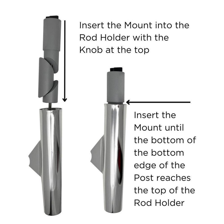 TACO Marine TACO ShadeFin Mini Rod Holder Mount 