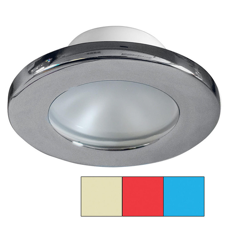 I2Systems Inc i2Systems Apeiron A3120 Screw Mount Light - Red, Warm White & Blue - Brushed Nickel 