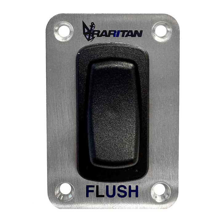  Raritan Momentary Flush Switch w/Stainless Steel Faceplate 