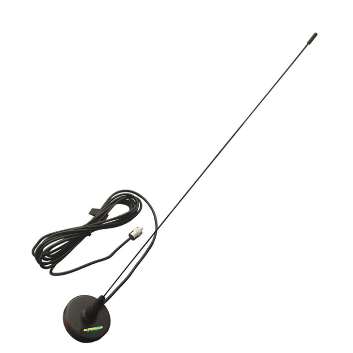 Glomex Marine Antennas Glomex 21" Magnetic Mount VHF Antenna w/15' RG-58 Coaxial Cable & PL-259 Connector 