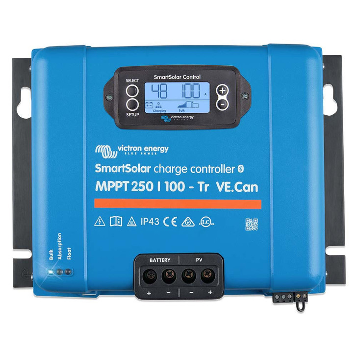 Victron Energy Victron SmartSolar MPPT Solar Charge Controller - 250V - 100Am- VE.CAN Port - UL Approved 