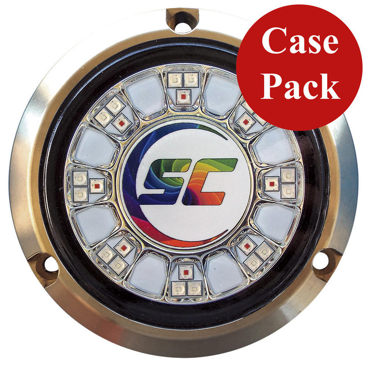 Shadow-Caster LED Lighting Shadow- Caster SCR-24 Bronze Underwater Light - 24 LEDs - Full Color Changing - *Case of 4* 