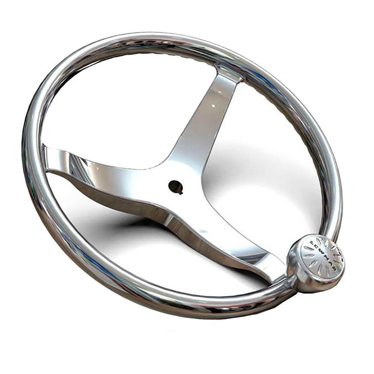  Lewmar 3 Spoke 13.5" Steering Wheel w/Power-Grip Knob 