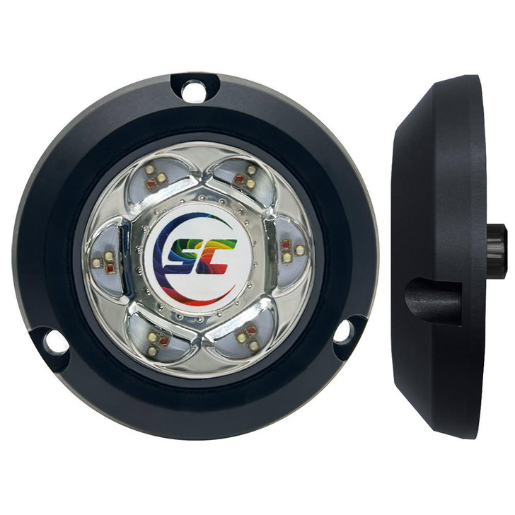 Shadow-Caster LED Lighting Shadow-Caster SC2 Series Polymer Composite Surface Mount Underwater Light - Full Color 