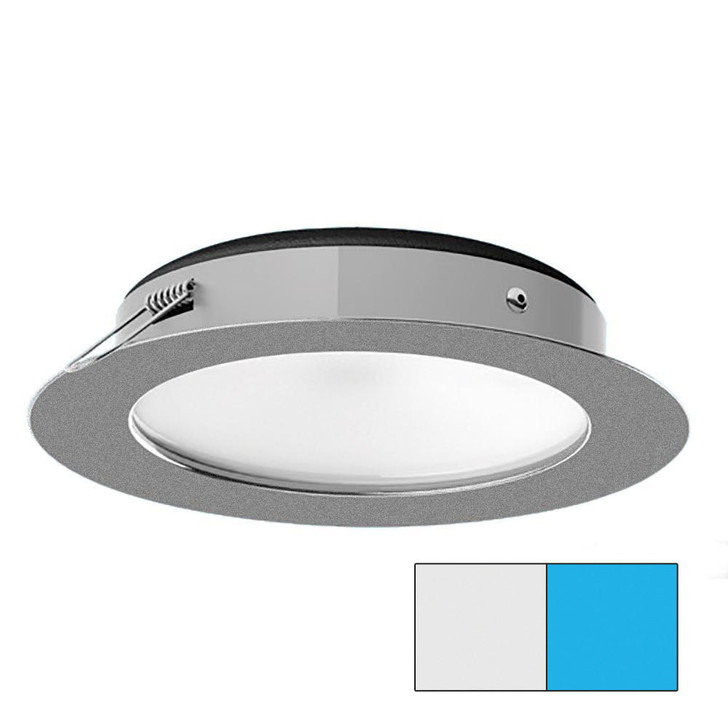 I2Systems Inc i2Systems Apeiron Pro XL A526 - 6W Spring Mount Light - Cool White/Blue - Brushed Nickel Finish 