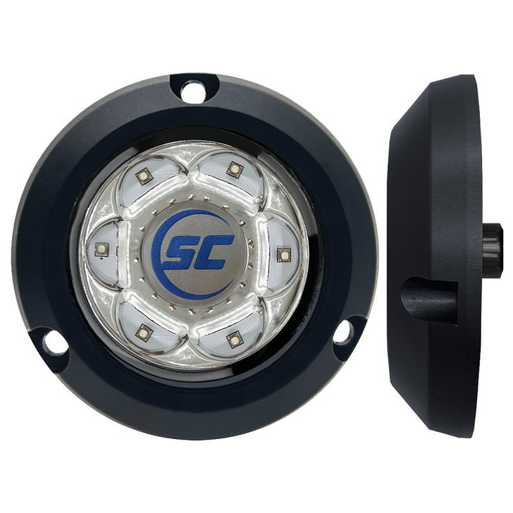 Shadow-Caster LED Lighting Shadow-Caster SC2 Series Polymer Composite Surface Mount Underwater Light - Bimini Blue 