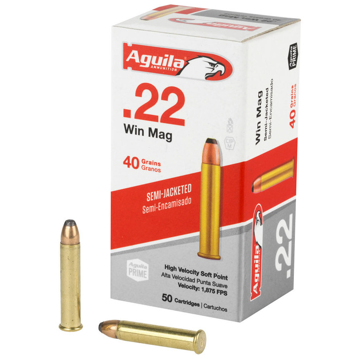 Aguila Ammunition Aguila 22wmr 40gr Sp 50/1000 