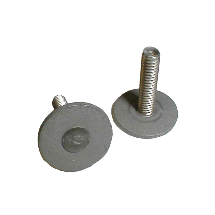  Weld Mount Stainless Steel Panel Stud .62" Base 8 x 32 Thread 1.25" Tall - 100 Pack 