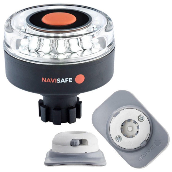  Navisafe Navilight 360° 2NM w/Navibolt Base & RIB Mount - White 