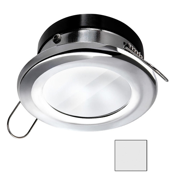 I2Systems Inc i2Systems Apeiron A1110Z - 4.5W Spring Mount Light - Round - Cool White - Chrome Finish 