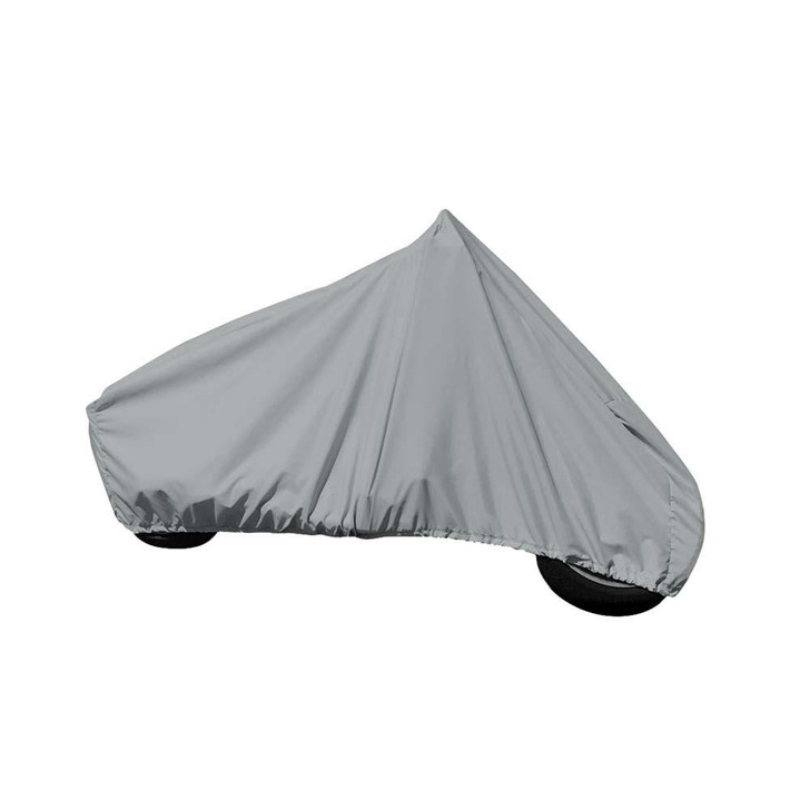 Carver by Covercraft Carver Sun-DURA® Cover f/Motorcycle Cruiser w/Up to 15" Windshield - Grey 