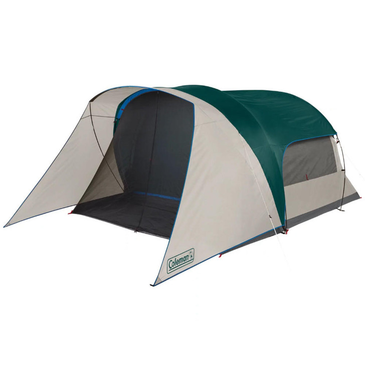  Coleman 6-Person Cabin Tent with Screened Porch - Evergreen 