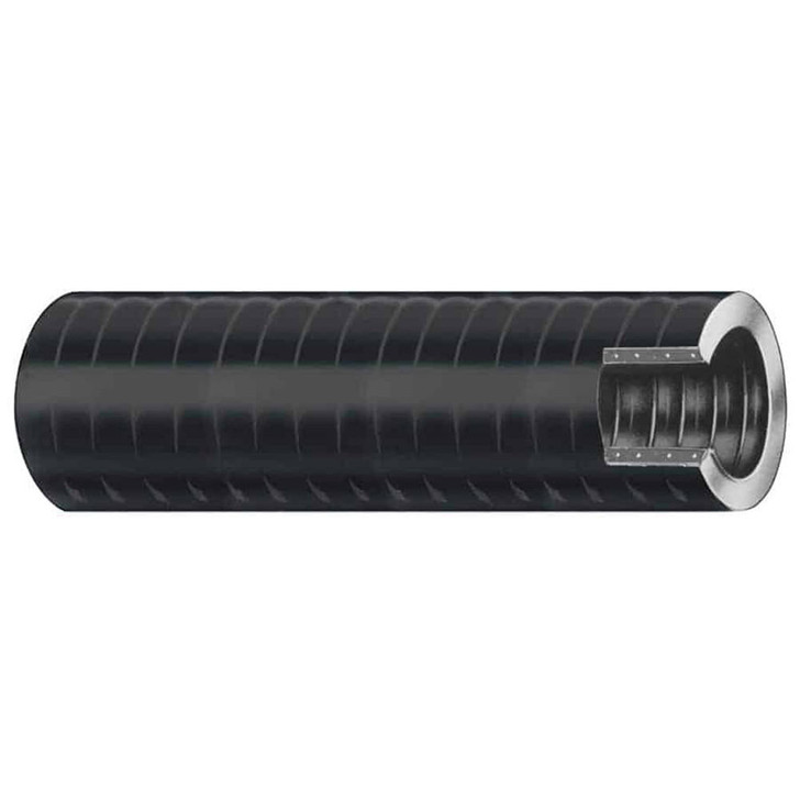  Trident Marine 1-1/8" VAC XHD Bilge & Live Well Hose - Hard PVC Helix - Black - Sold by the foot 