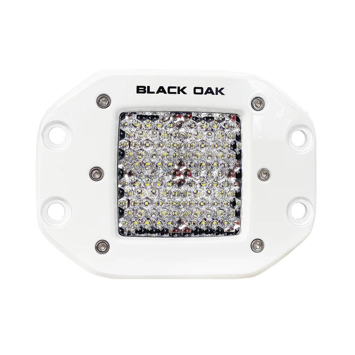 Black Oak LED Black Oak Pro Series 2" Flush Mounted Diffused Light - White 